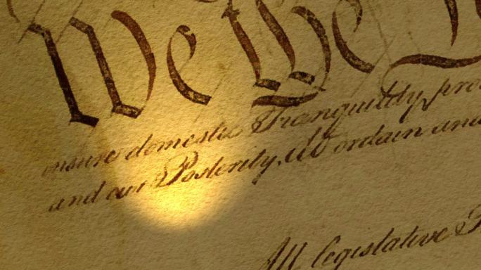 美国历史文献。独立宣言美利坚共和国联邦制