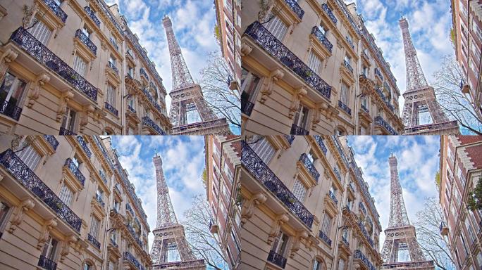 巴黎城市景观地标人文欧洲风光战神广场