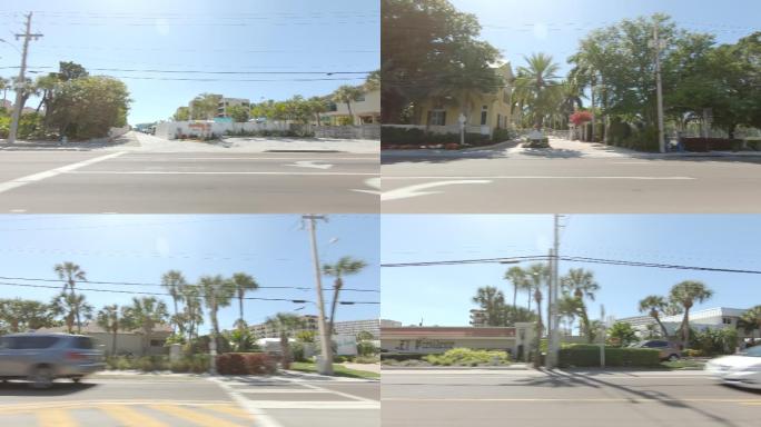 城市道路城市道路公路空镜头空境通用素材视