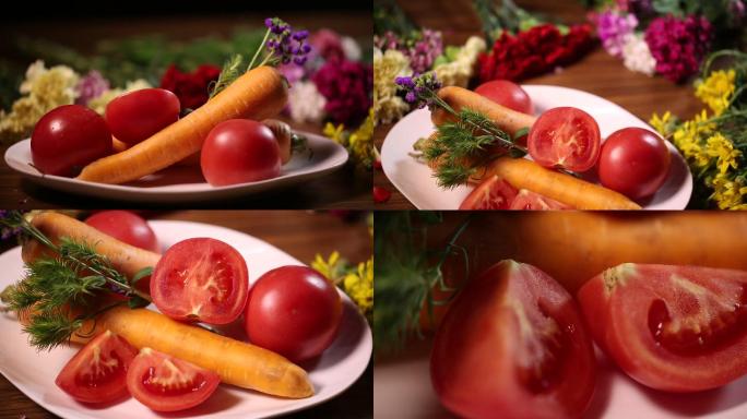 【镜头合集】番茄红素胡萝卜素