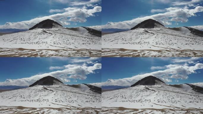 阿里 航拍雪山视频素材