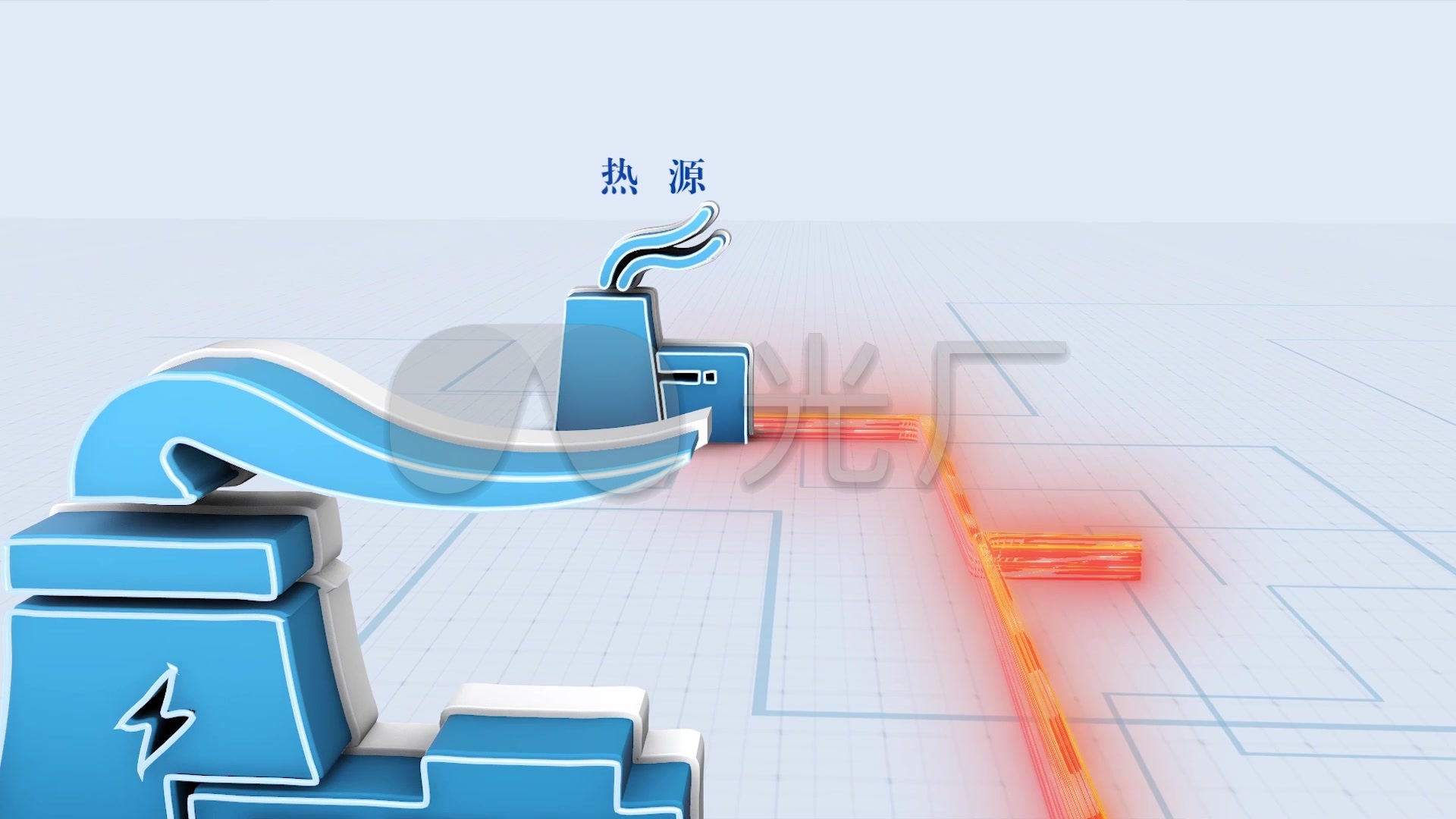 城镇集中供热系统_AE模板下载(编号:7485195)_AE模板_光厂(VJ师网) www.vjshi.com