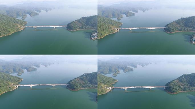 千岛湖清晨航拍视频