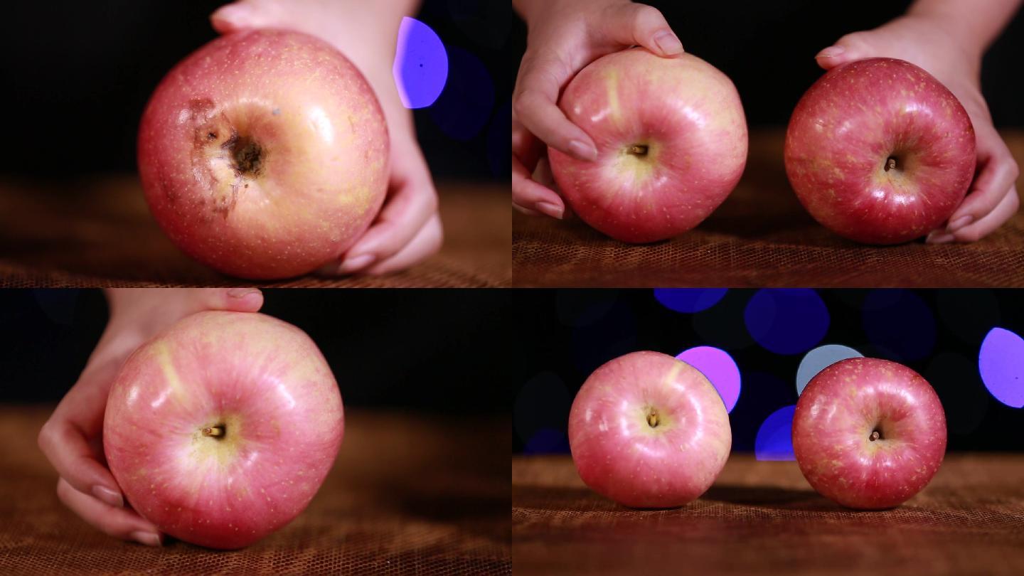 【镜头合集】不同品种的苹果对2