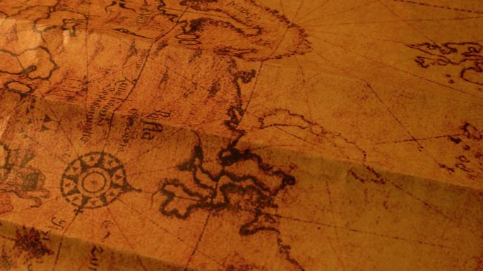 地图藏宝图世界地图老旧古老