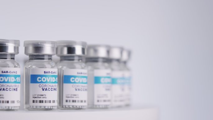 疫苗瓶实拍展示产品药品新冠疫情