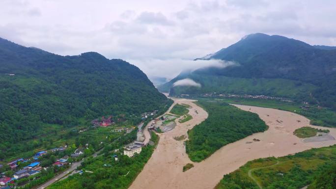 关口、峡谷、江河、洪水、高景关