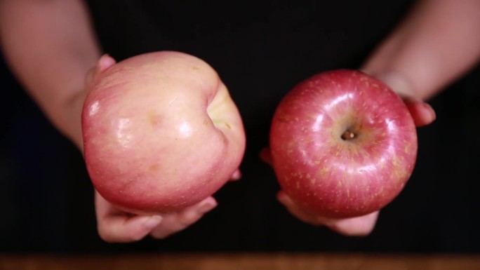 【镜头合集】不同品种的苹果对