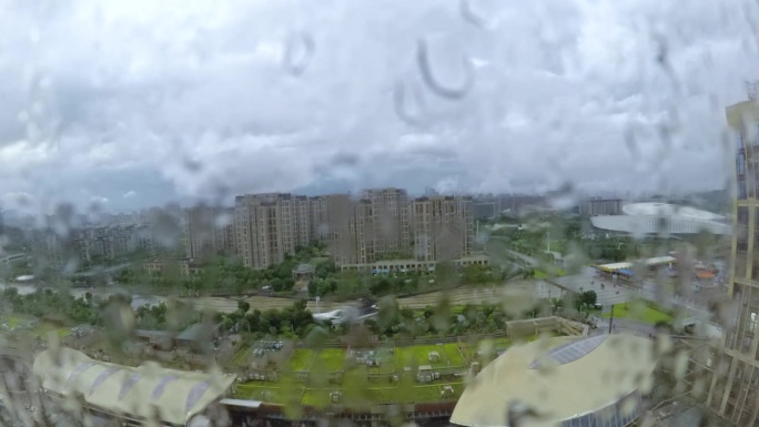 福州 奥体阳光花园 雨过天晴 延时摄影