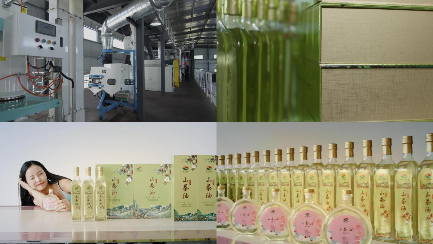 贵州山茶油工厂生产线产品实拍