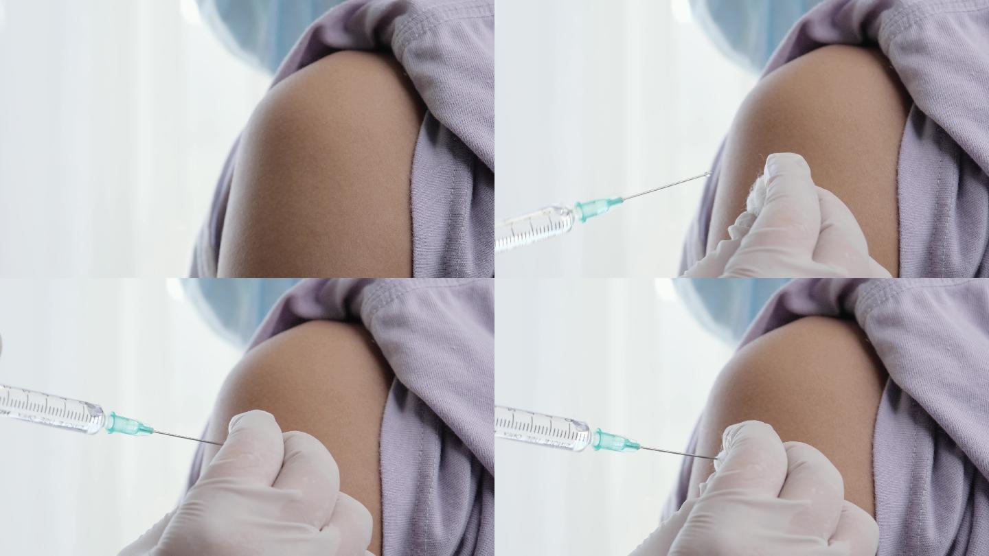 育苗接种防疫抗疫防疫站肌肉针