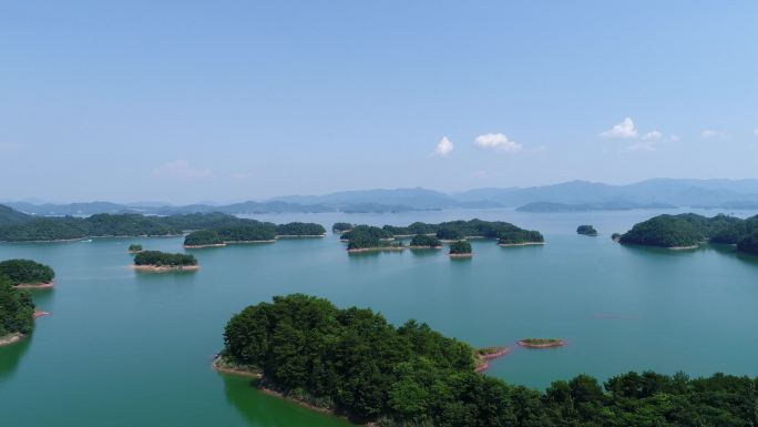 美丽的千岛湖航拍视频