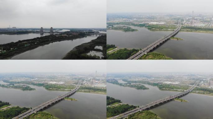 扬州万福大桥和广陵大桥