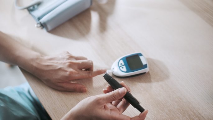 糖尿病患者测量血糖水平