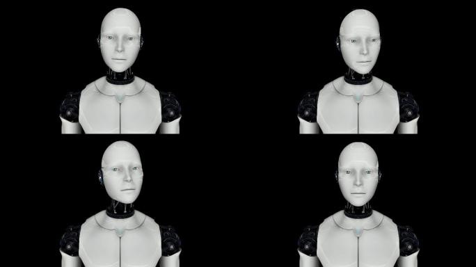 机器人开启3D动画。