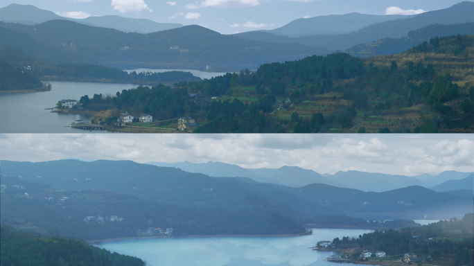 湖湖水湖泊湖景水库山川山谷江河原生态