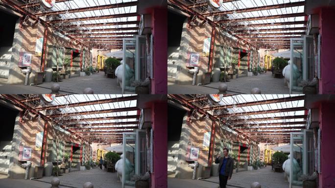 郑州瑞光创意工坊角落时光延时拍摄