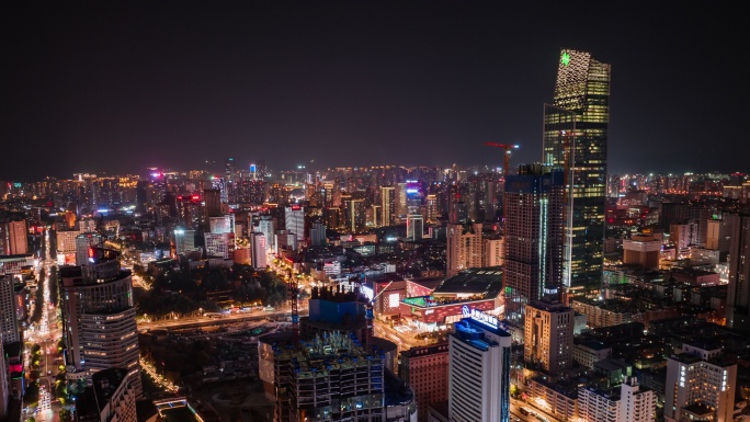 【5K】昆明夜景延时，北京路夜景延时