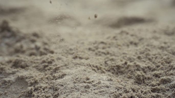 沙子 流沙 玩沙子 刨沙 儿童 玩耍 沙