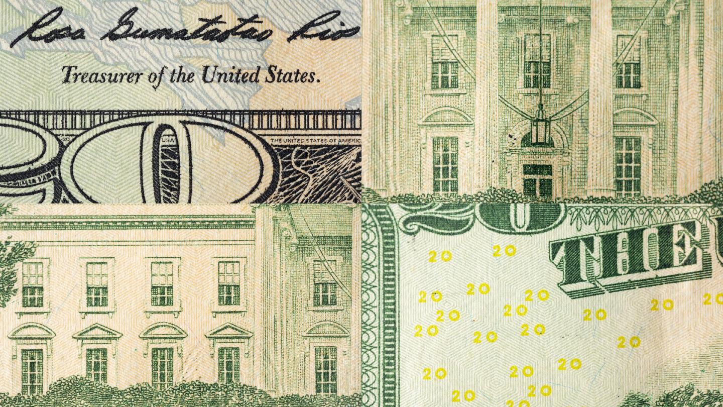 美元美国现金美钞美金纸钱纸钞