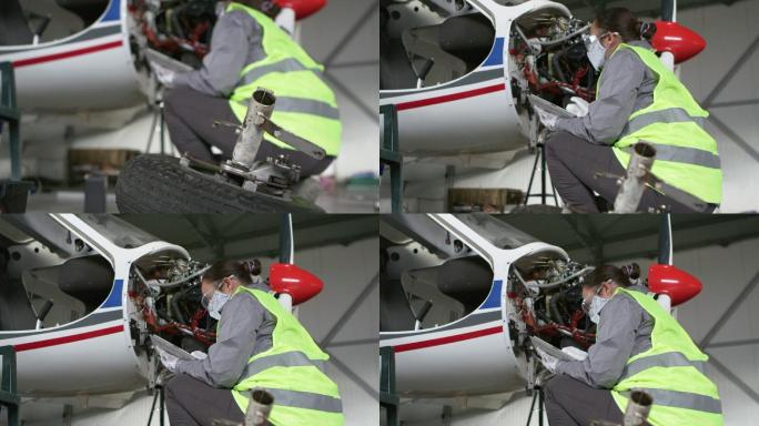 飞机工程师飞机维修私人飞机安全检查