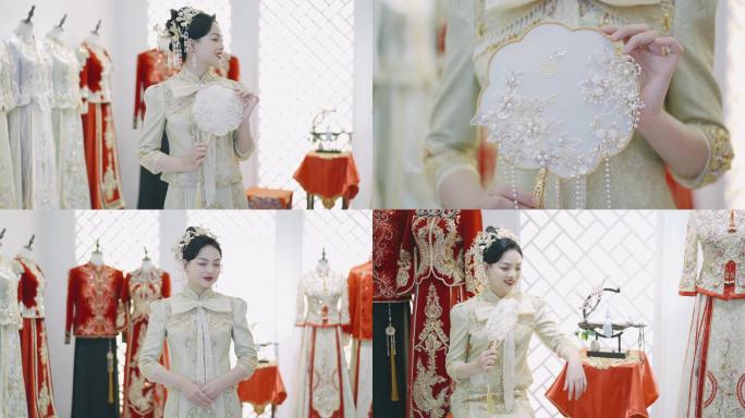 中国风秀禾服新娘服装