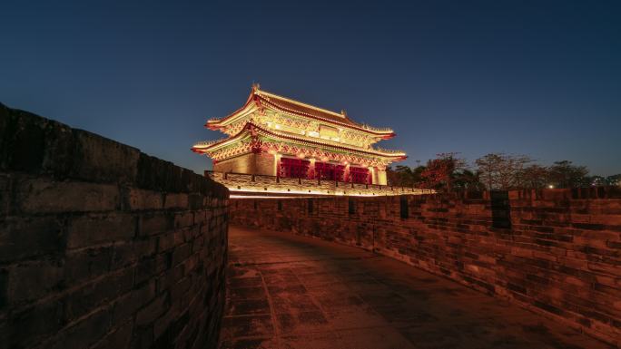 【4K超清】惠州延时朝京门日转夜景可商用