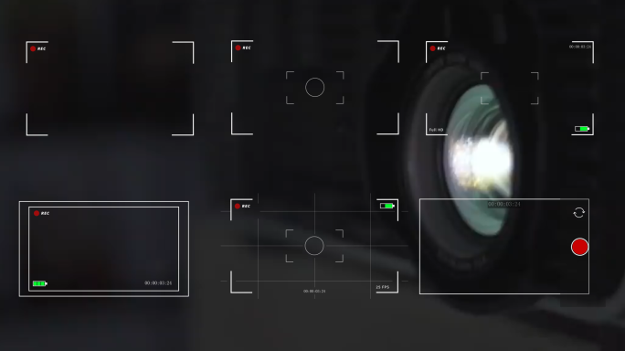 摄像机 照相机取景框（带通道）