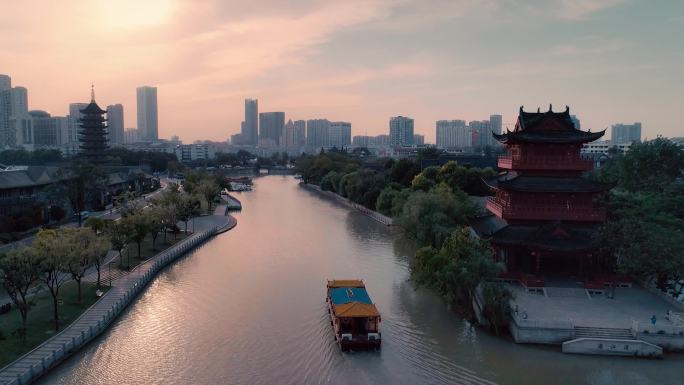 4K_淮安清江浦旅游航拍城市