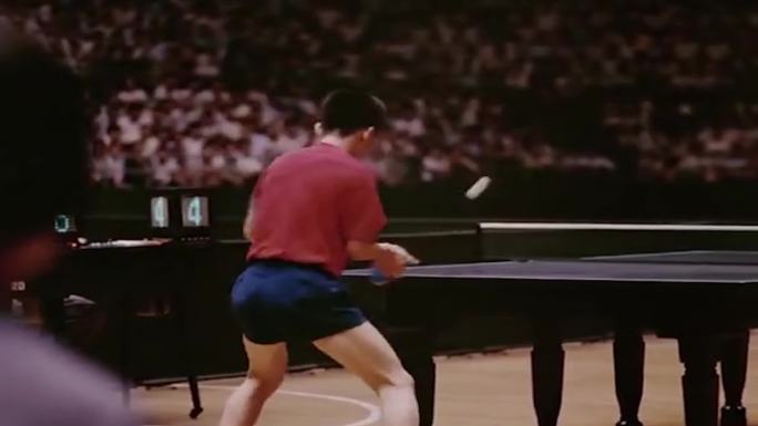 70年代打乒乓球友谊赛