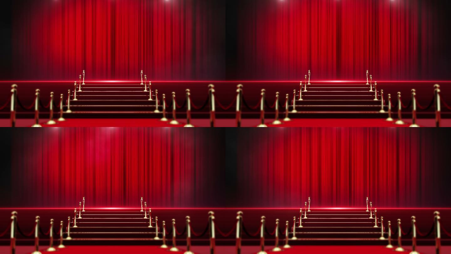 红地毯舞台背景视频素材
