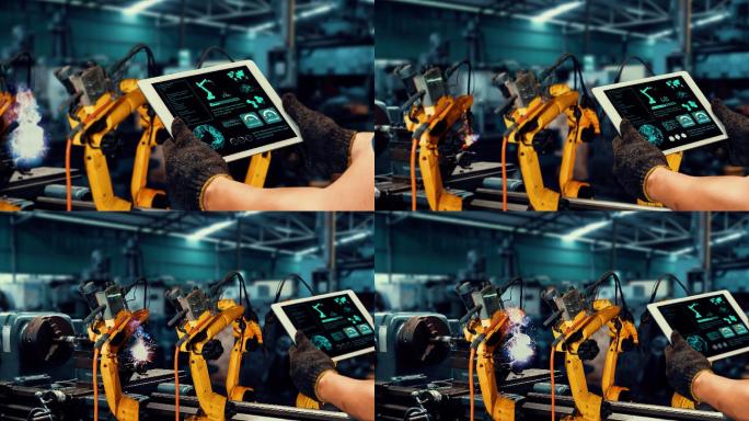 智能工业机器人手臂现代化