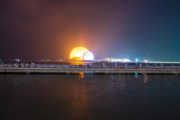 珠海大贝壳延时 珠海夜景、美景 珠海延时