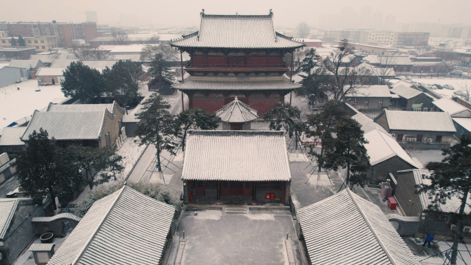 《风雪独乐寺4K》