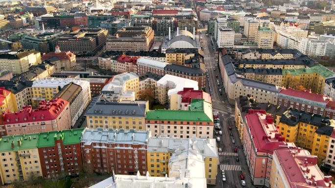 芬兰赫尔辛基白天城市