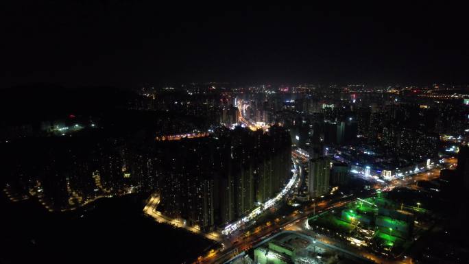 4K夜晚的城市--长沙河西夜景