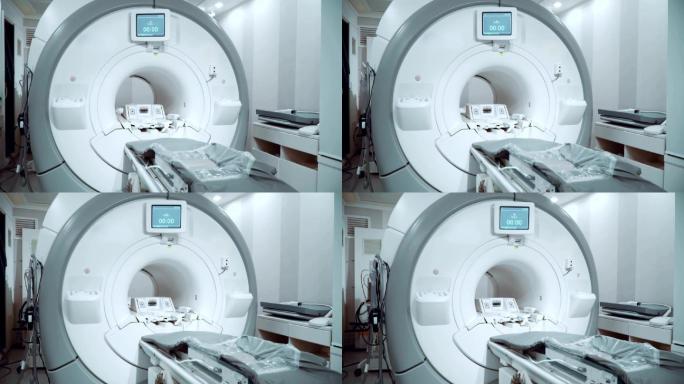 磁共振断层扫描仪的检查室