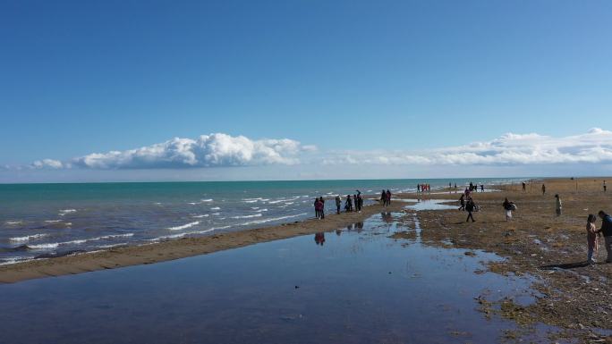青海湖美景航拍