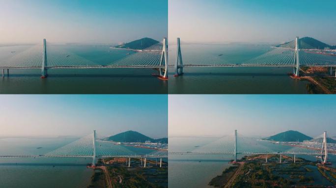 4K航拍珠海洪鹤大桥2