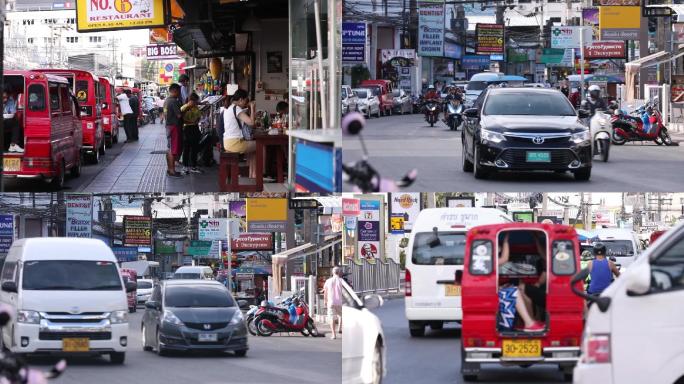 东南亚 泰国 街头 交通