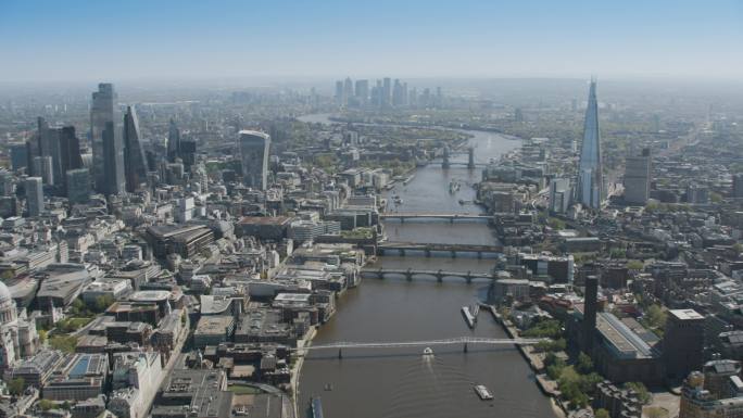 封锁中的伦敦——泰晤士河