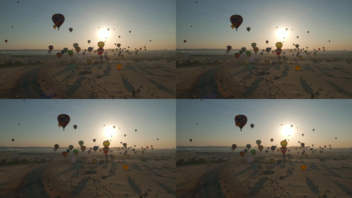 沙特阿拉伯西北部的热气球节