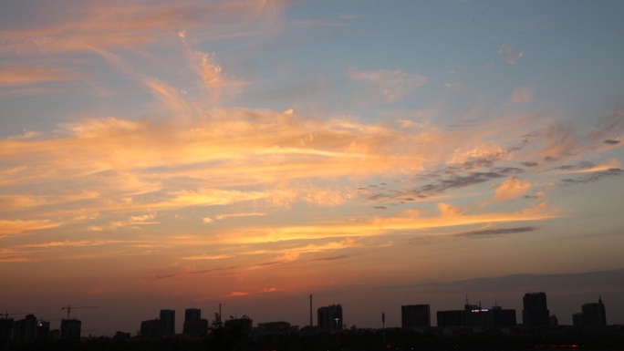 古楼 聊城 夜景 黄昏 夕阳 美景