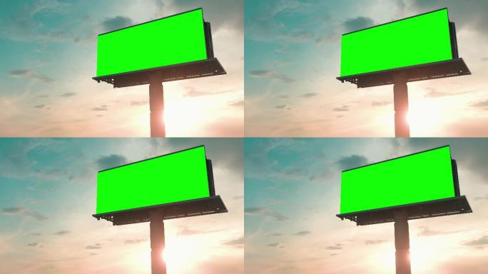 广告牌绿色屏幕色度键