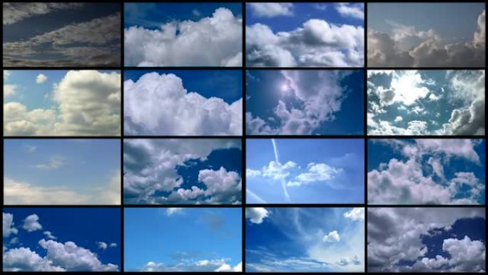 超清动态云天空视频素材