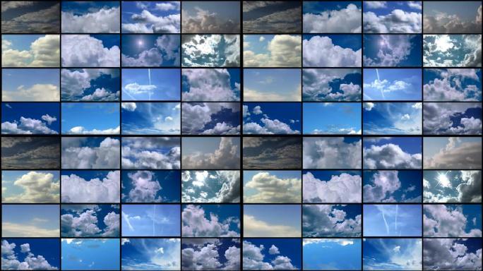 超清动态云天空视频素材