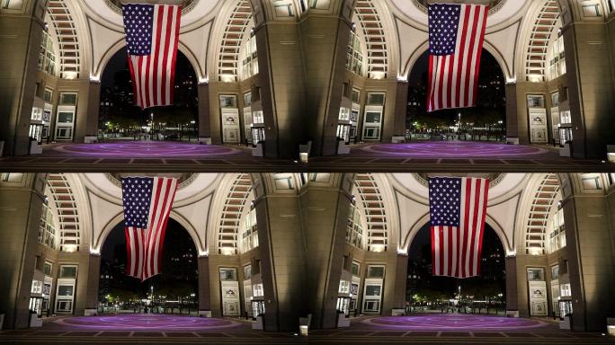 美国国旗美国空镜空境美利坚通用素材视频