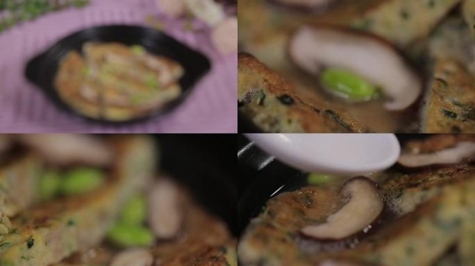 【镜头合集】毛豆蚝烙饼2