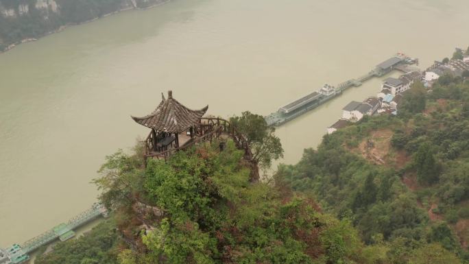 湖北宜昌三峡人家高清航拍