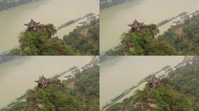 湖北宜昌三峡人家高清航拍